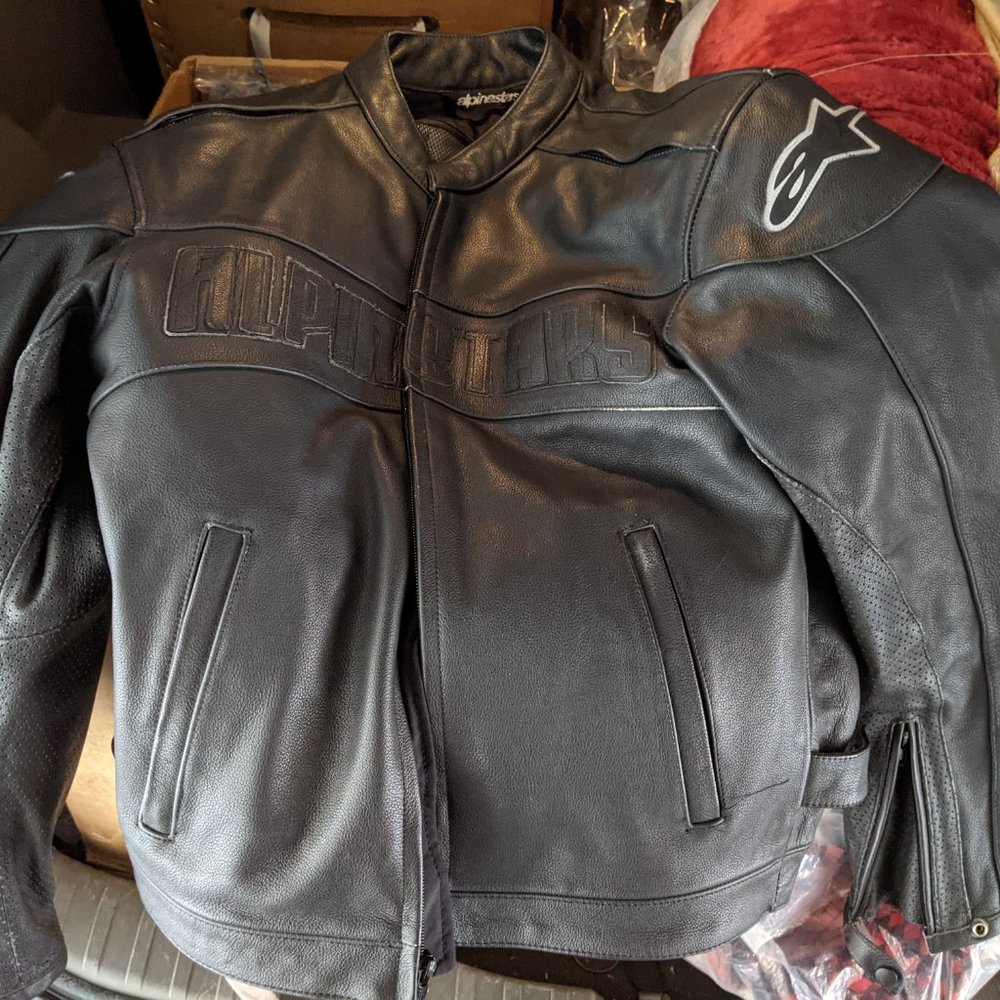 Alpinestars Black Label Leather Street Moto Jacket